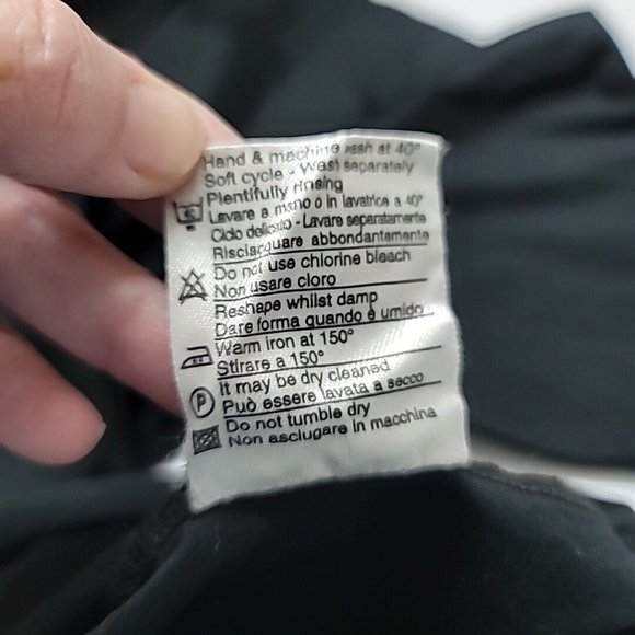 Zanetti Made In Italy Quarter Zip Polo Shirt Mens Size Small Short Sleeve Black - Picture 12 of 12